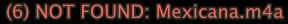 Non-available resource